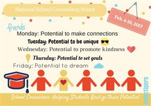 Nat'l School Counseling Week 2017 Nat'l School Counseling Week 2017